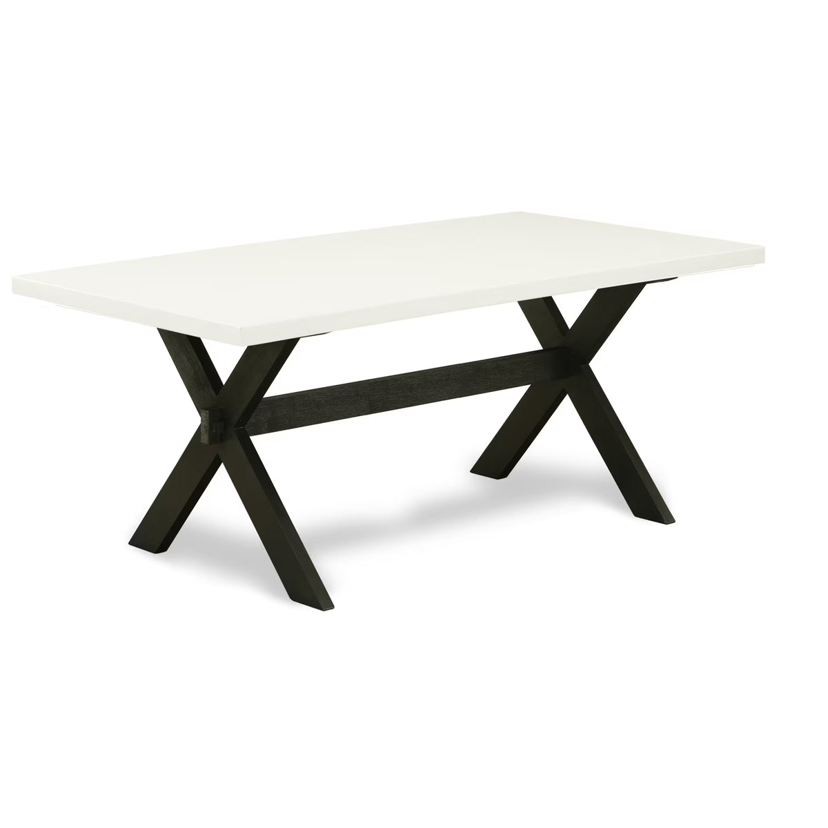 Contemporary End Table - 24 Square Chic Side Table - Modern Sofa Table with Solid Wood Frame