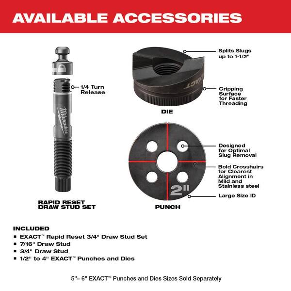 M18 18V Lithium-Ion 1/2 in. to 4 in. Force Logic High Capacity Cordless Knockout Tool Kit with FUEL Bandsaw
