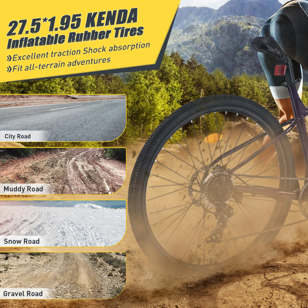 Zukka Mountain Bike 27.5 inch 21 Speed Aluminum Alloy Hardtail Dual Disc Brake Bicycle for Adult Unisex Blue