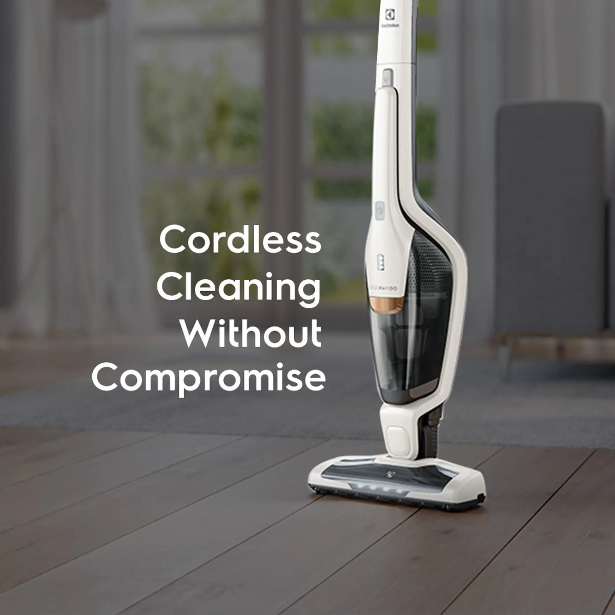 Electrolux Ergorapido Cordless 2-in-1 Vacuum with 180 EasySteer Mobility