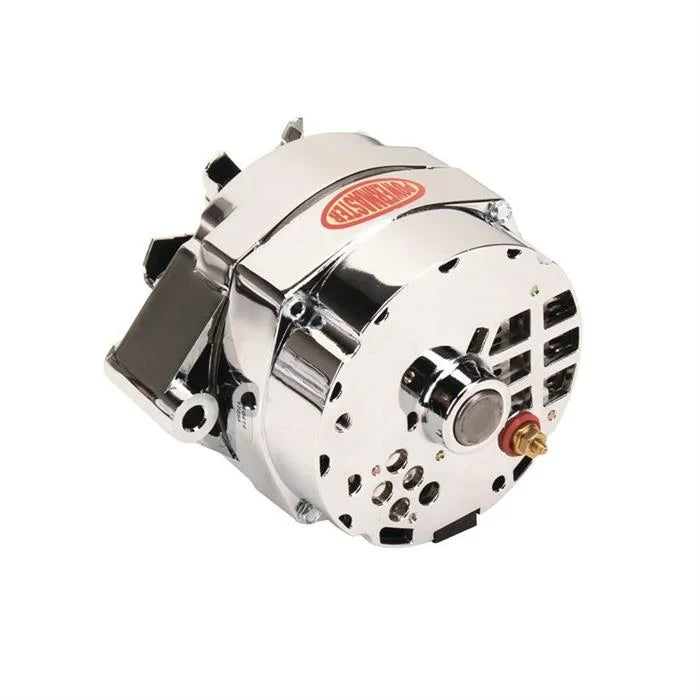 Powermaster 17294 Alternator 12si 100 Amp One Wire OE Look Chrome