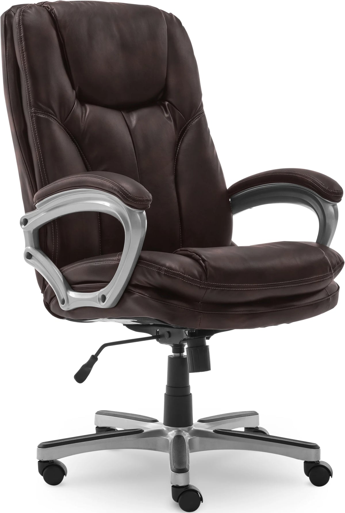 Serta Puresoft Faux Leather Executive Big & Tall Office Chair - Roasted Chestnut