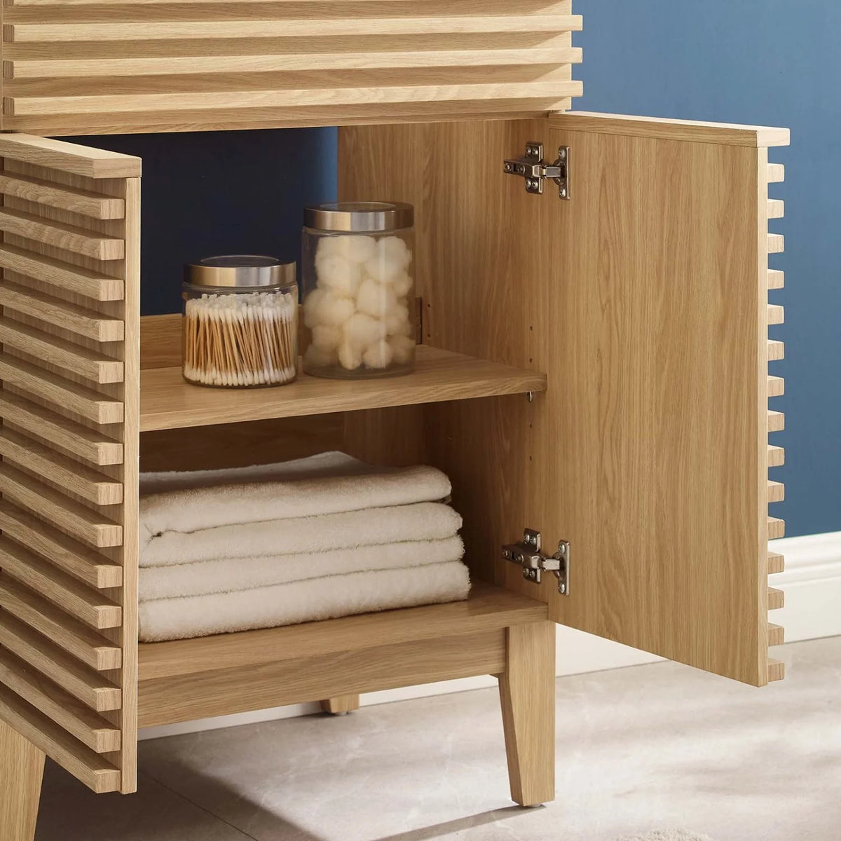 Vanity Cabinet (Sink not included), Black, Wood, Mid Century Hotel Bedroom Bathroom, Modern Contemporary HB33433