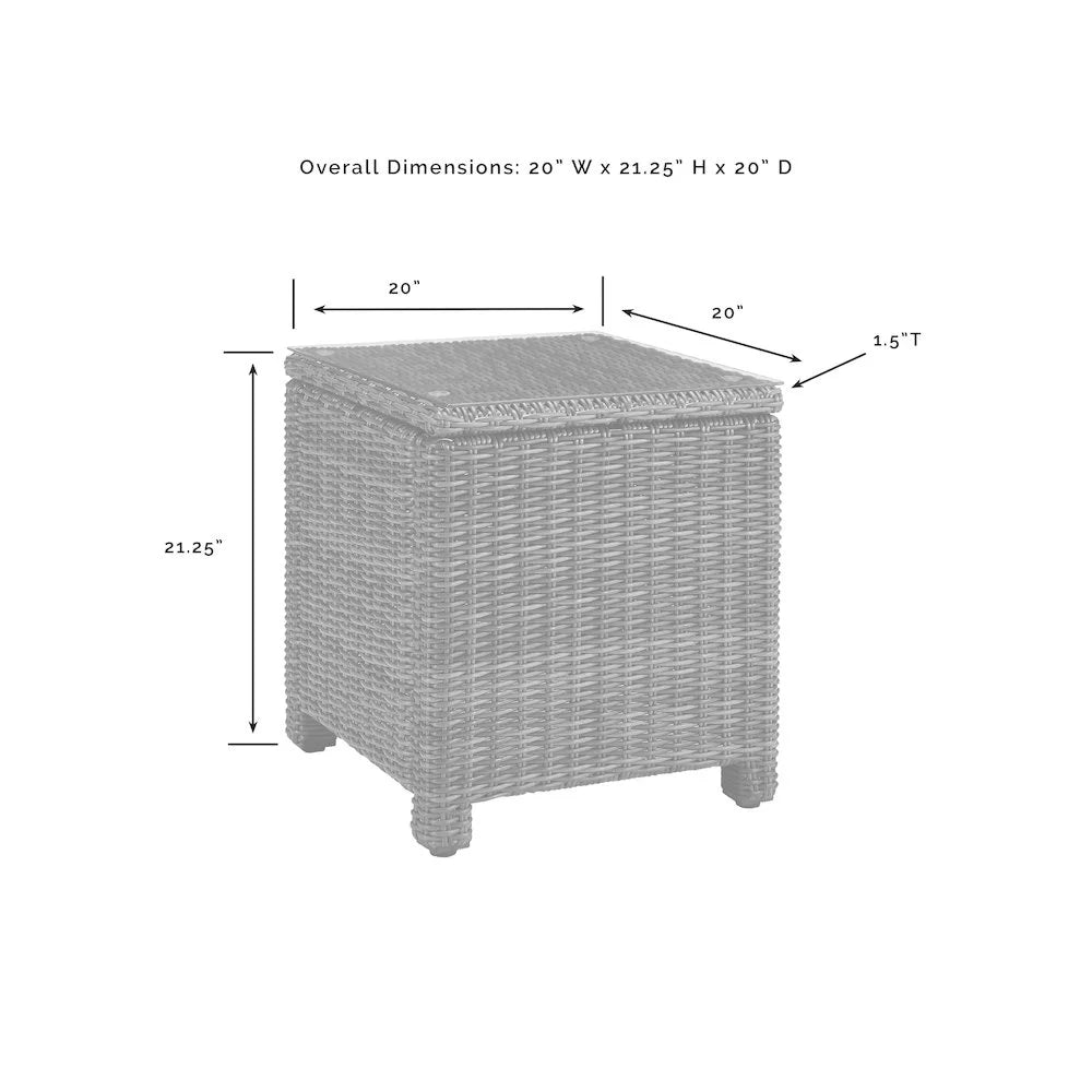 Bradenton 5Pc Outdoor Wicker Chair Set