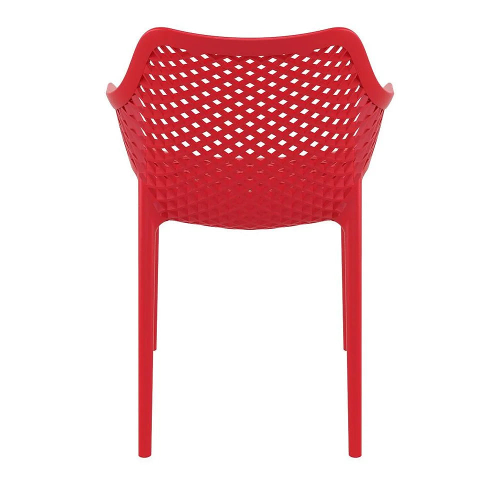 Compamia Air XL Outdoor Patio Dining Arm Chair in Dark Gray