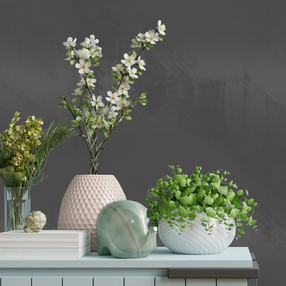ALL-IN-ONE Limewash Paint, 2 Quart Paint Bundle and Tool Kit - Faux Lime Wash Effect, Matte Suede Wall Treatment - Haven (heathered, muted blue)