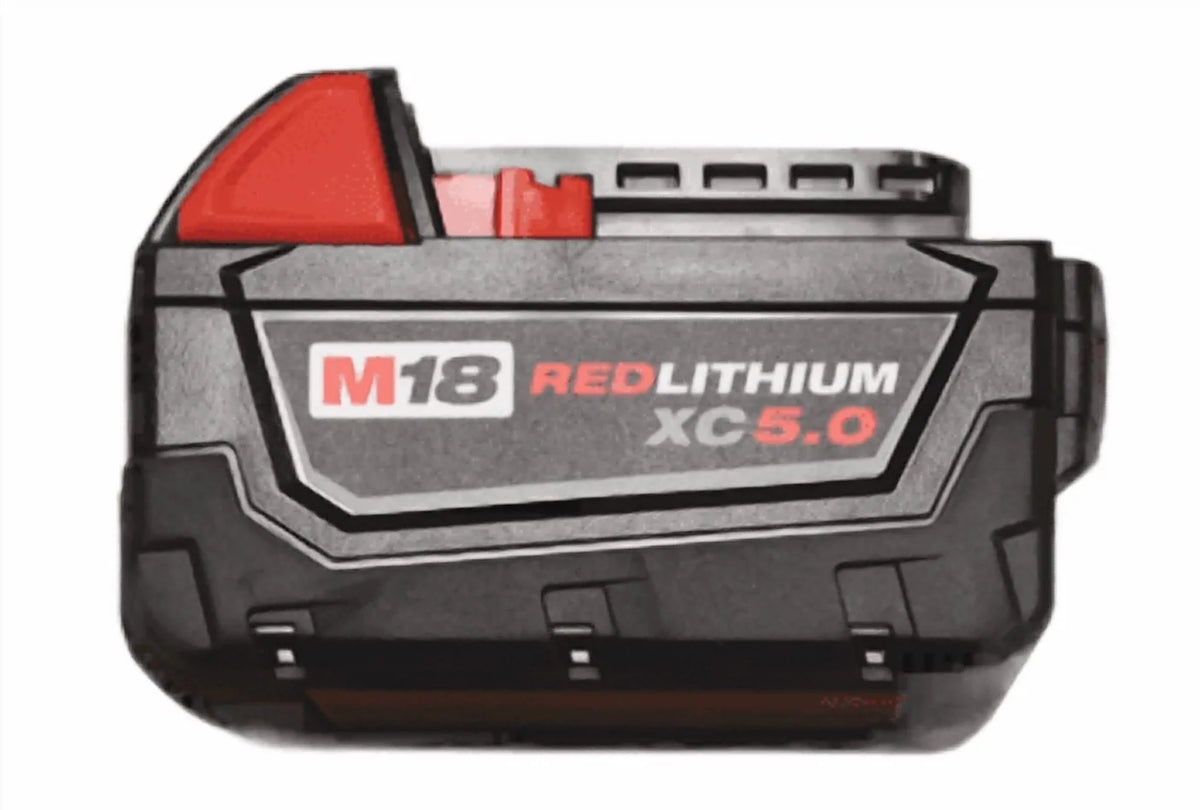 Milwaukee 48-11-1852 M18 REDLITHIUM XC 5.0Ah Extended Capacity 18V Battery Pack C 2-Pack for Cordless Power Tools