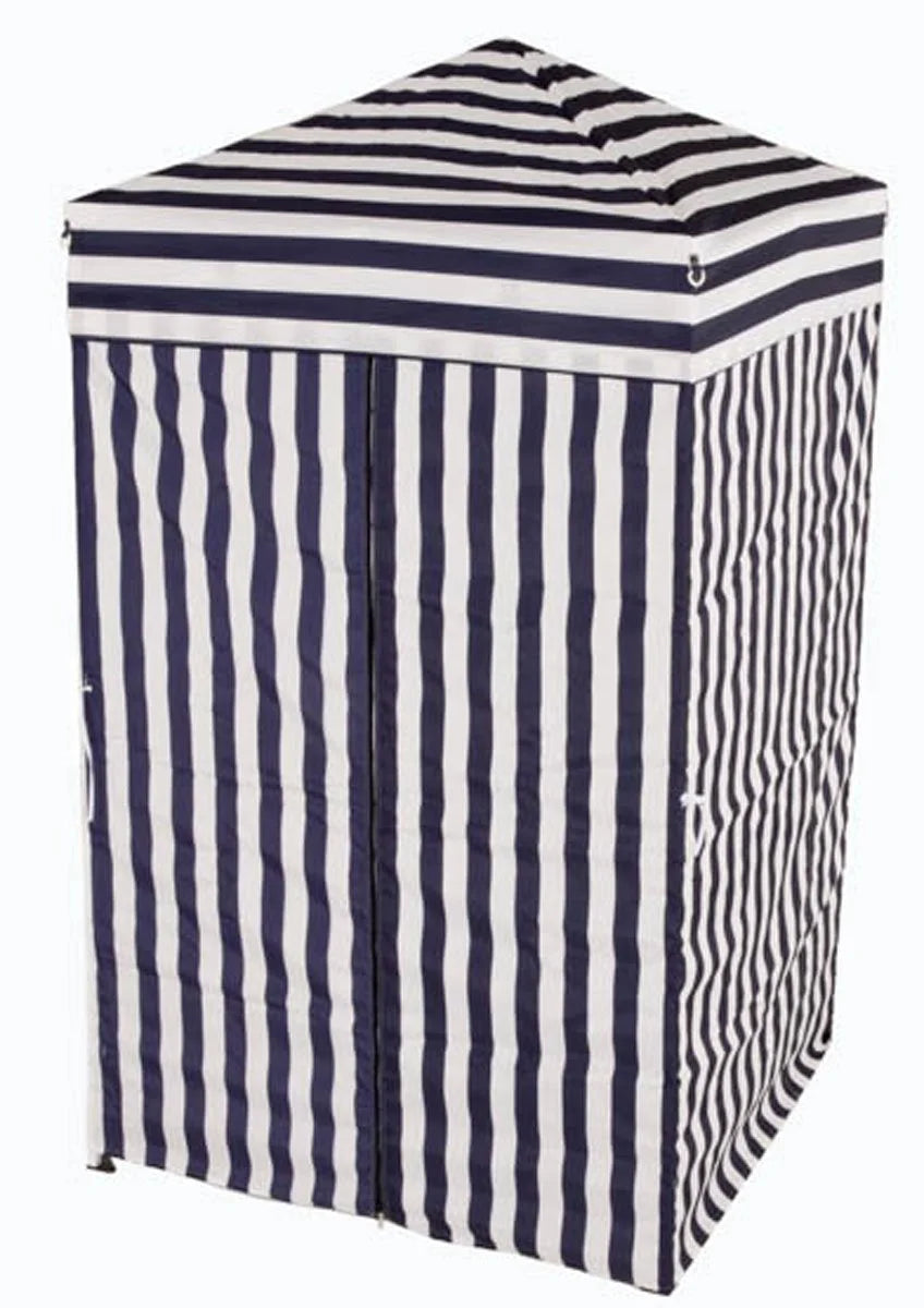 Impact Canopy 4 x 4 Pop Up Changing Dressing Room, Privacy Cabana, Portable Changing Room, Navy Blue / White