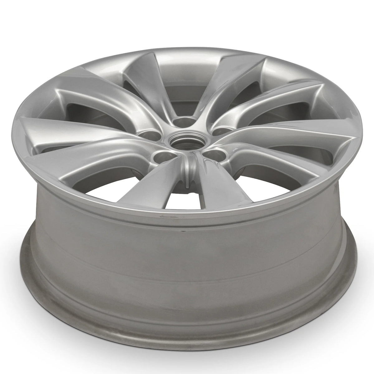 For 2012-2017 Tesla Model S 19 Inch Painted Silver Alloy - New OEM Rim - Road Ready Car Wheel