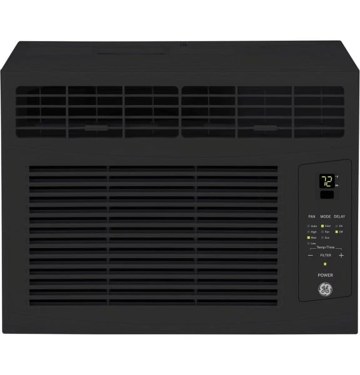 GE? 6,000 BTU Electronic Window Air Conditioner for Small Rooms up to 250 sq ft., Black