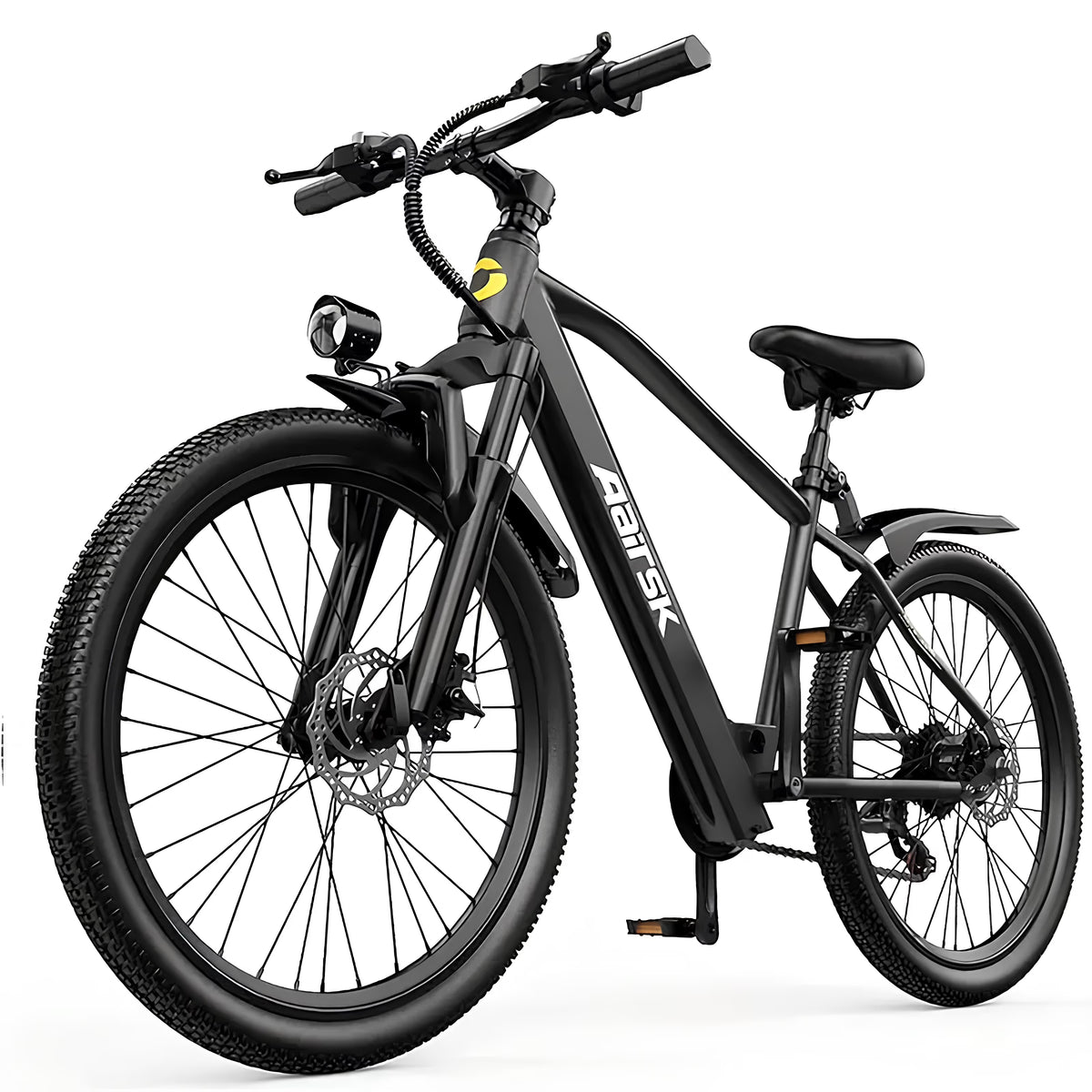 Folding Electric Bike for Adults,500W 20MPH 32Miles Long Range,48V 15AH Removable Battery,14" Small City Commuting E-bike with Full Suspension, LCD Display