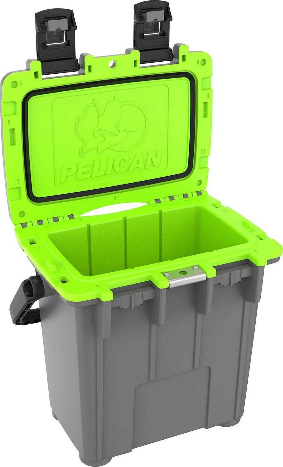 Pelican 20QT Elite Cooler Dark Grey/Green  15 Can or 4 Wine Bottle Capacity with Ice  2 Day Ice Retention  Guaranteed for Life