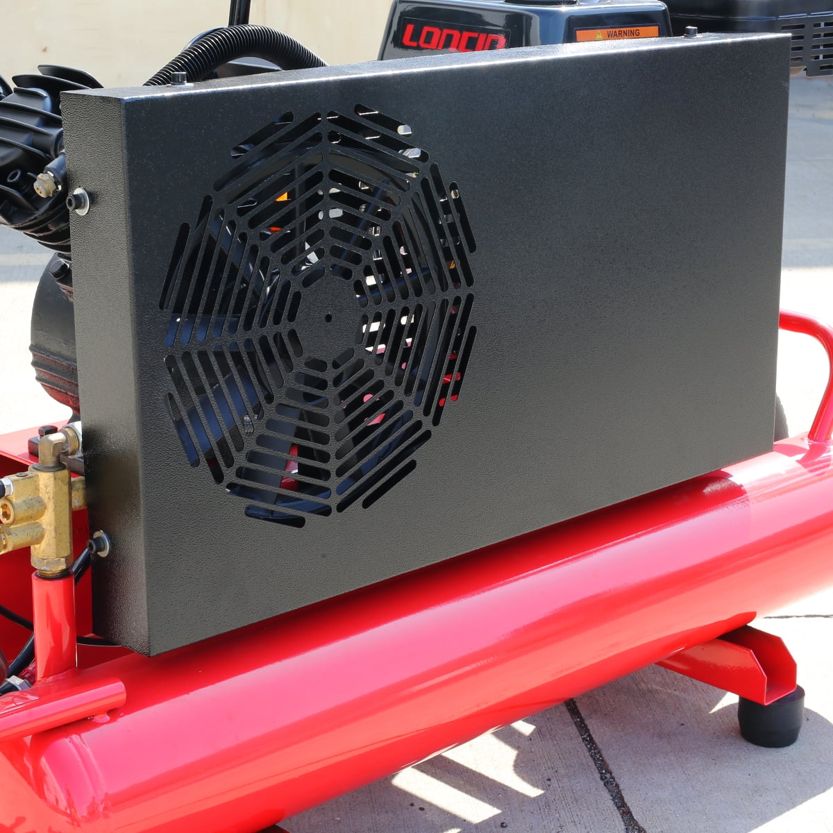 XtremepowerUS 10 Gallon Ultra Quiet Portable Air Compressor, 3.5HP, 125 PSI, Oil-Lubricated, 120V