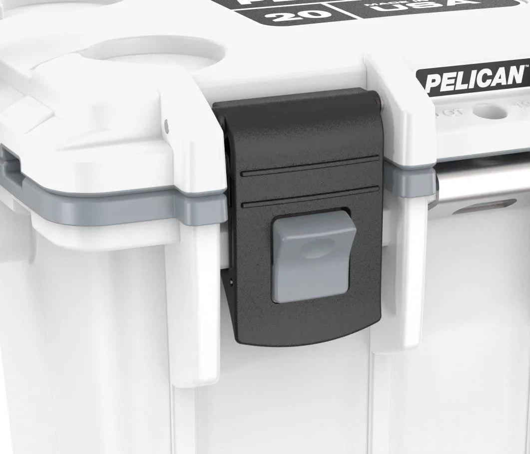 Pelican 20QT Elite Cooler Dark Grey/Green  15 Can or 4 Wine Bottle Capacity with Ice  2 Day Ice Retention  Guaranteed for Life
