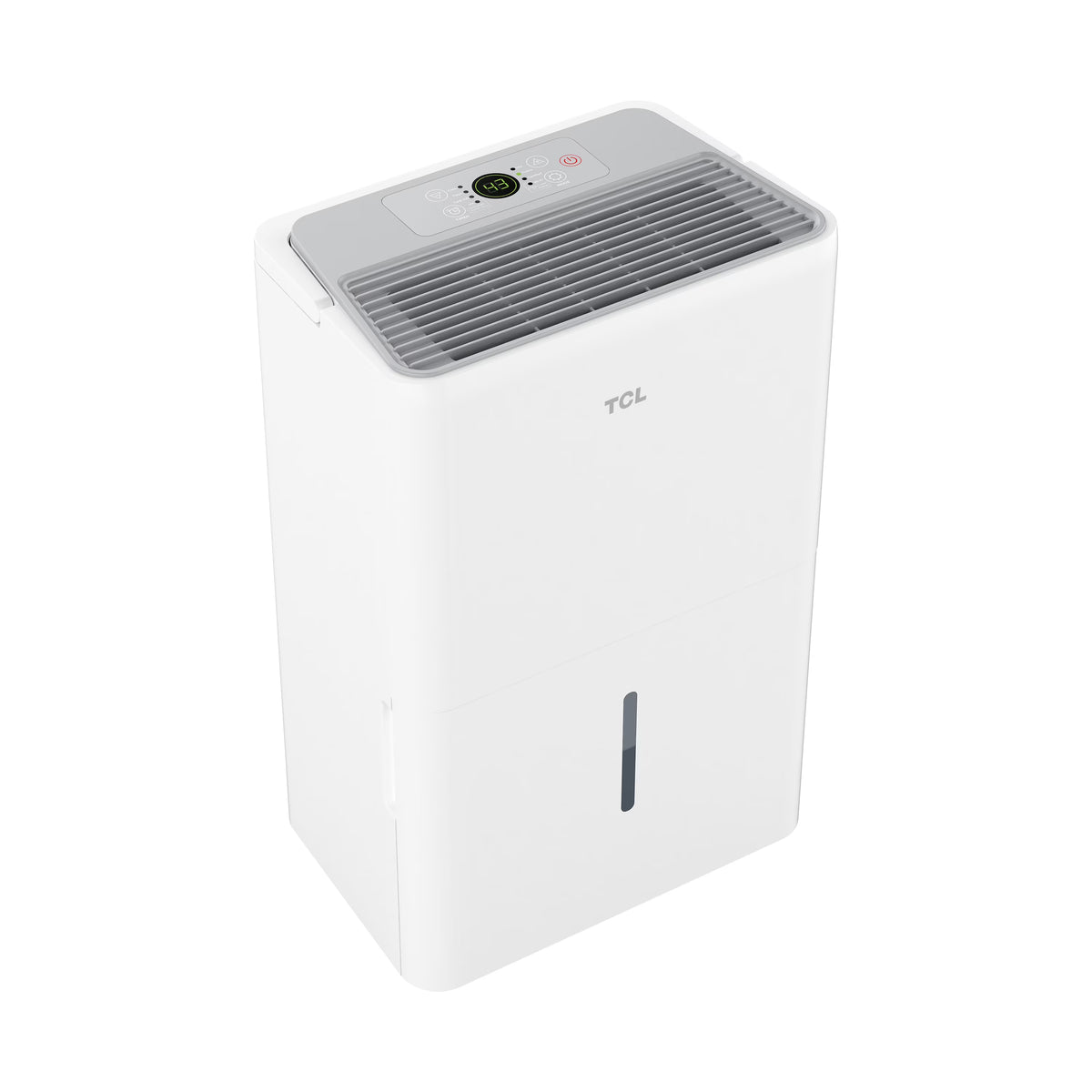 TCL 50 pt 4,500 sq ft Smart Dehumidifier with Pump White - Energy Star 2024, Works with Alexa/Google Assistant