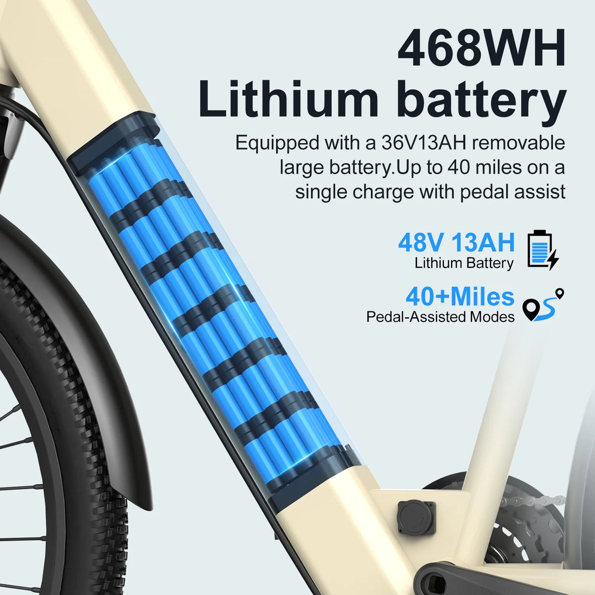 Folding Electric Bike for Adults,500W 20MPH 32Miles Long Range,48V 15AH Removable Battery,14" Small City Commuting E-bike with Full Suspension, LCD Display