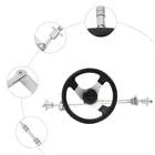 Direct Replacement Front Axle Kit Front Steering Assembly Tie Rod Wheels Go Kart Drift Trike Steering Go kart Tie Rod Ball Joint Type
