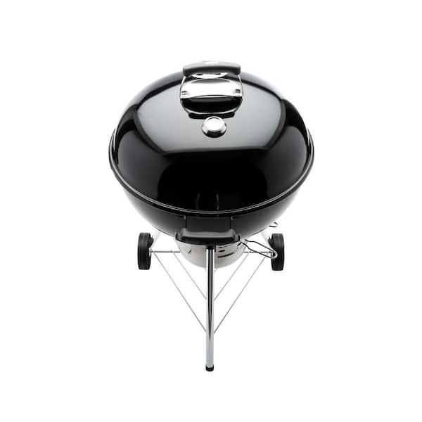 22 in. Original Kettle Premium Charcoal Grill in Black with Built-In Thermometer