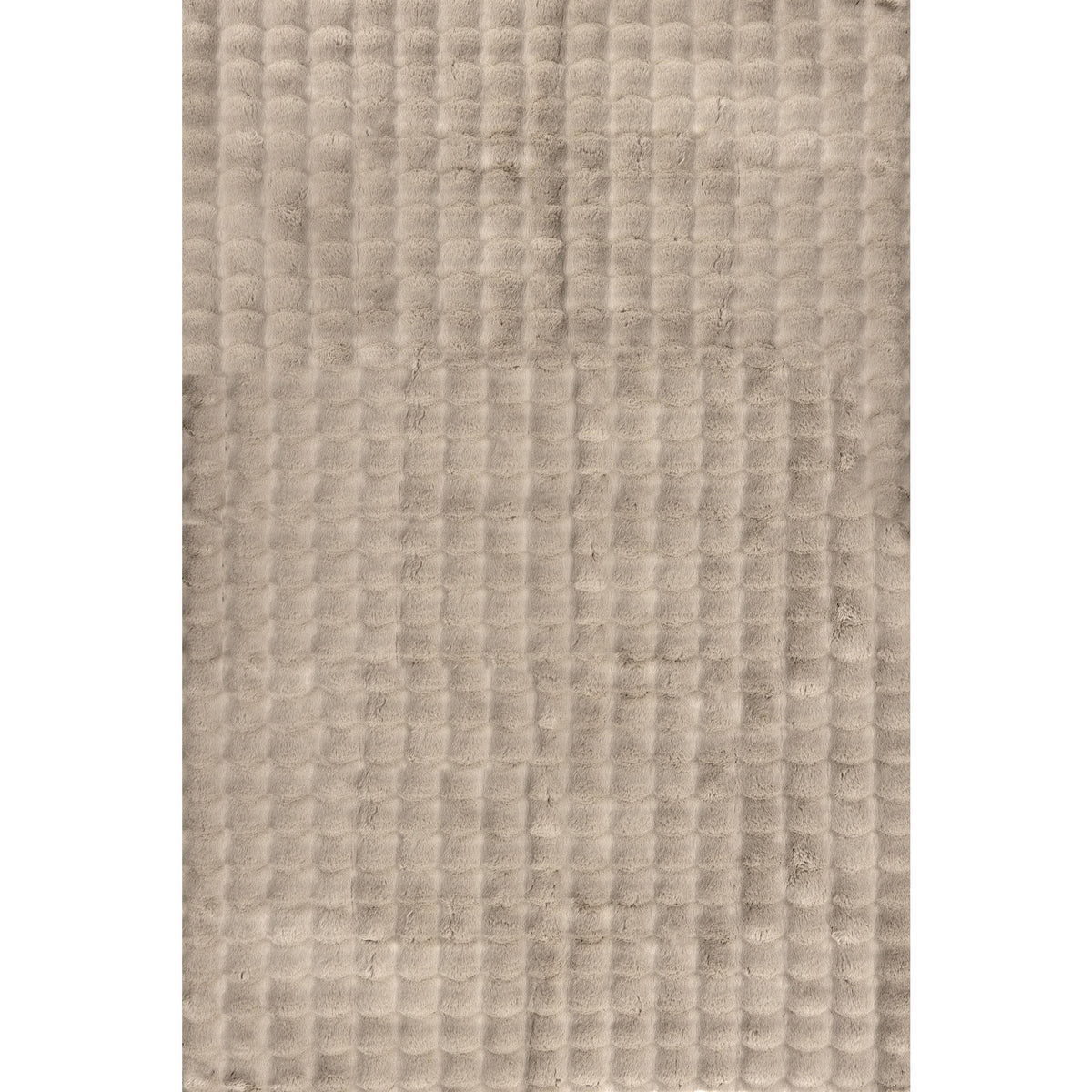 nuLOOM Jeni SuperiorWash Solid Faux Rabbit Machine Washable Area Rug, 2' 6" x 8', Runner, Jeni Grey