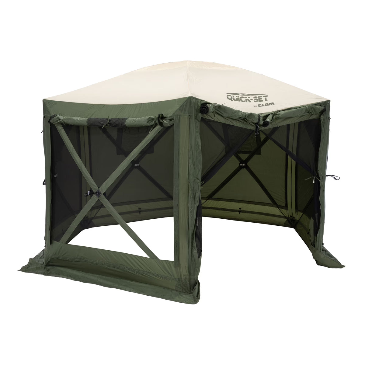 Clam Quick Set Pavilion Portable Camping Outdoor Gazebo Canopy Screen