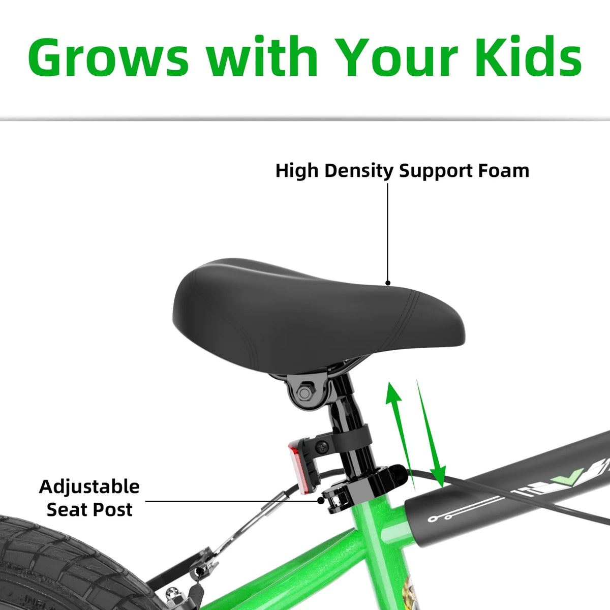 GLAF 12 14 16 Inch Kids Bike BMX Style Bicycle with Training Wheels Coaster Brake for 3-8 Years Old Toddlers Boys Girls Multiple Colors