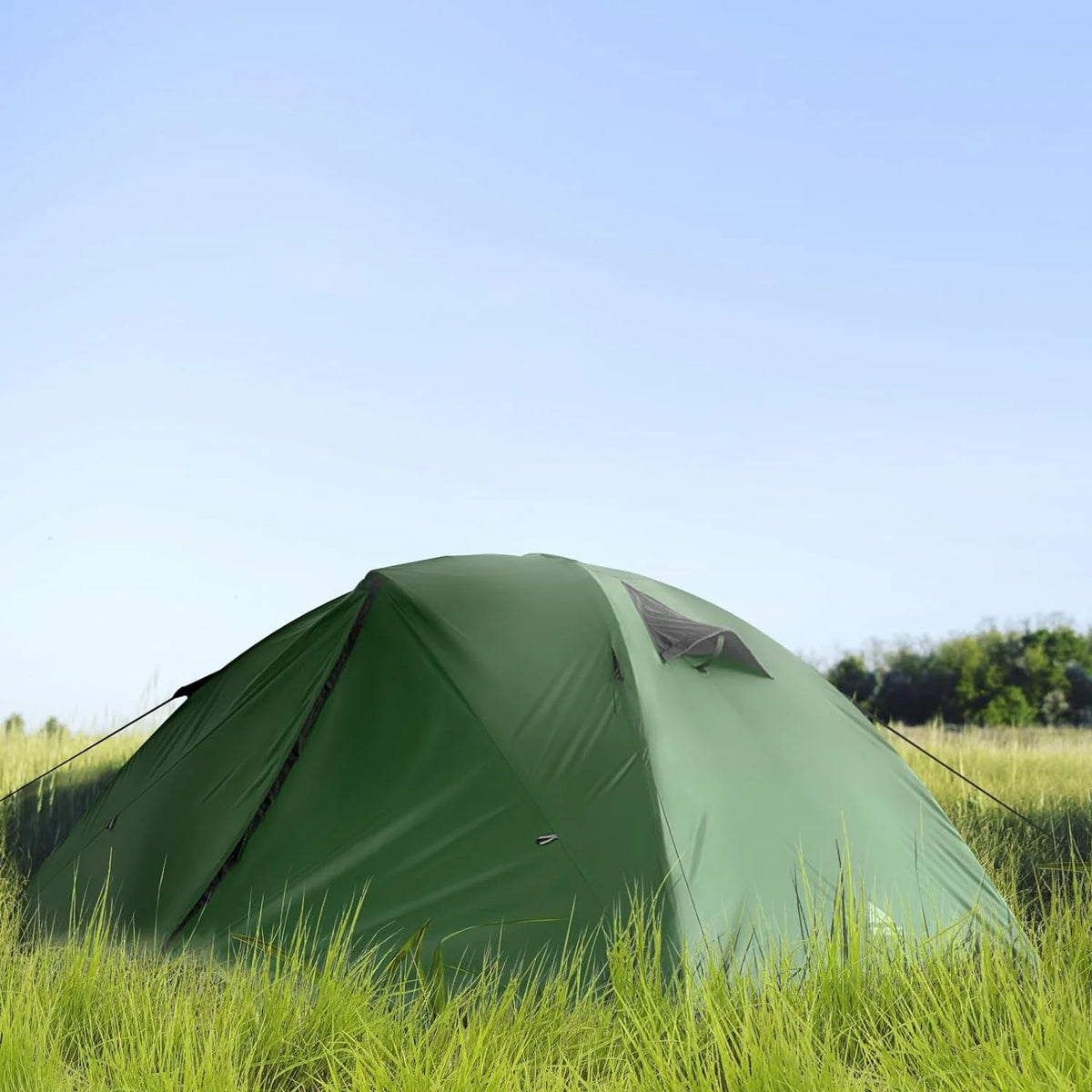 Camping Tent 2/3/4 Person, Professional Waterproof & Windproof Lightweight Backpacking Tent Suitable for Outdoor,Hiking,Camping, Mountaineering and Travel