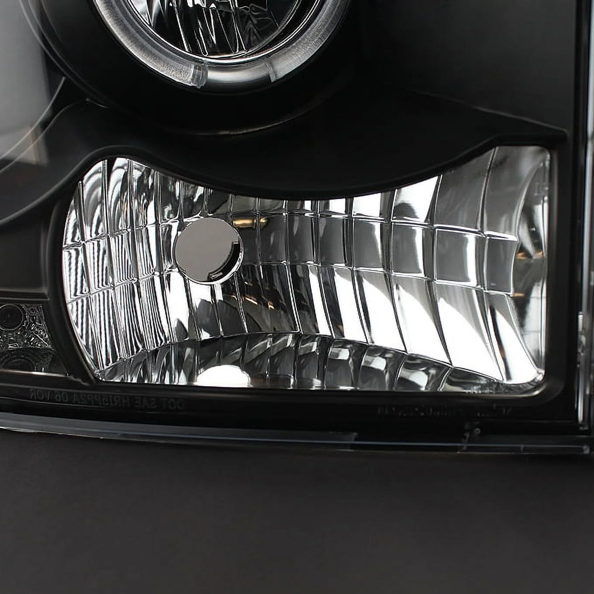 AKKON - For Dodge 07-08 Ram 1500 |2009 2500 3500 Black Dual Halo Projector LED Headlights+ Dark Red Tail Lights