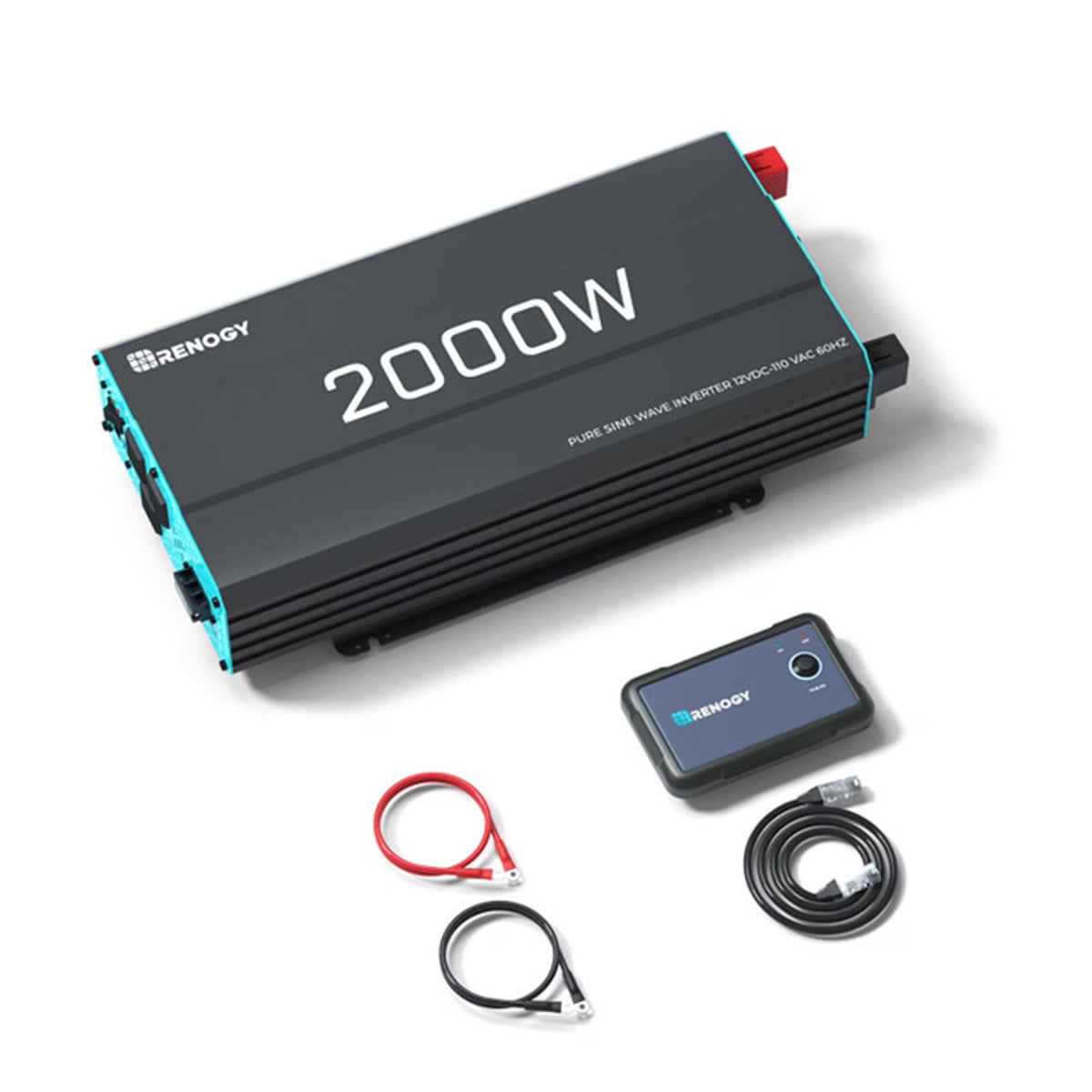Renogy 700W 12V Pure Sine Wave Inverter, Power Inverter DC 12V to AC 120V, High-Efficiency, Remote Control