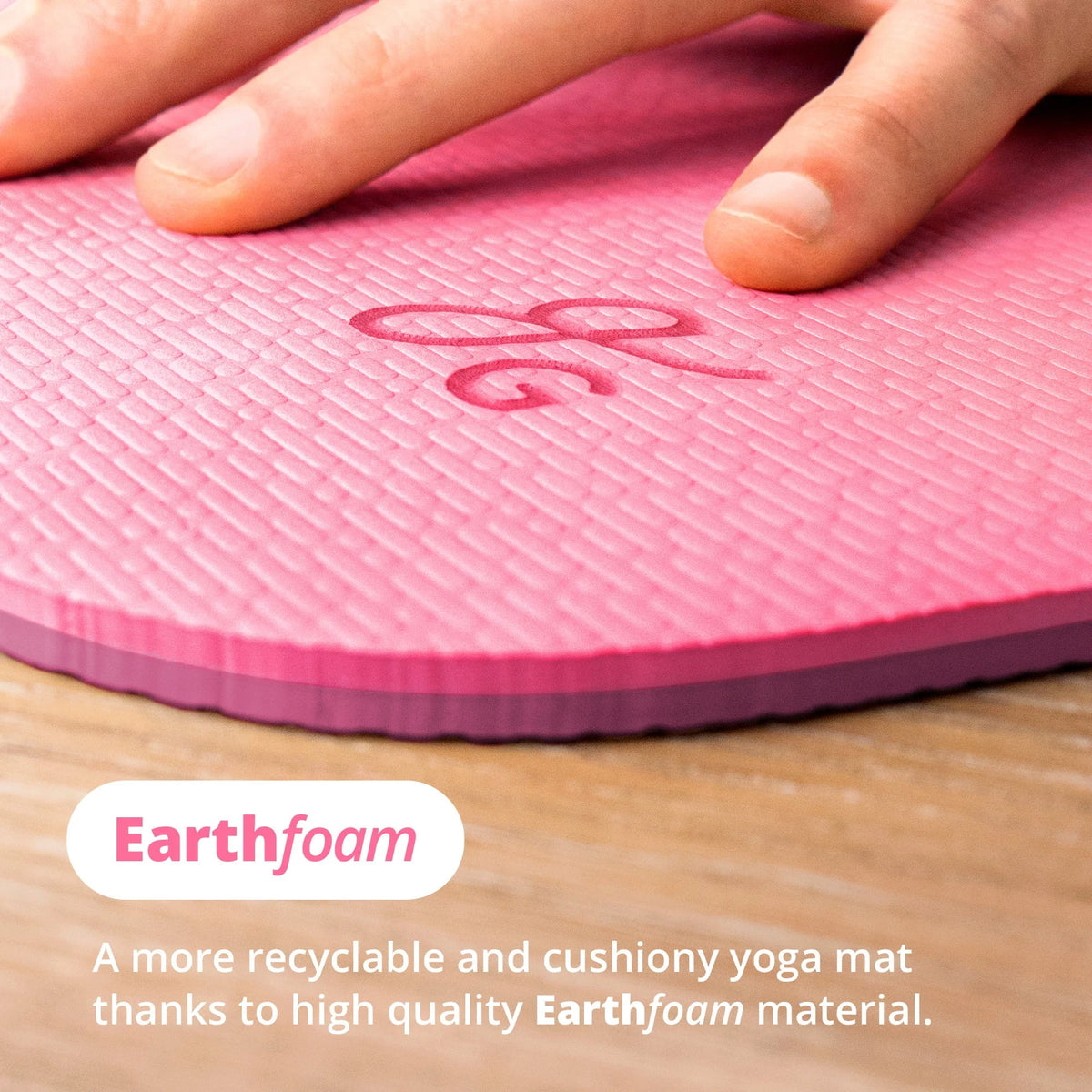 Greater Goods Professional Yoga Mat; Exercise Mat for Fitness, Balance, and Stability; An Extra Large, Extra Thick, Non Slip Mat; Free Carrying Strap Included; Designed in St. Louis (Watermelon Pink)