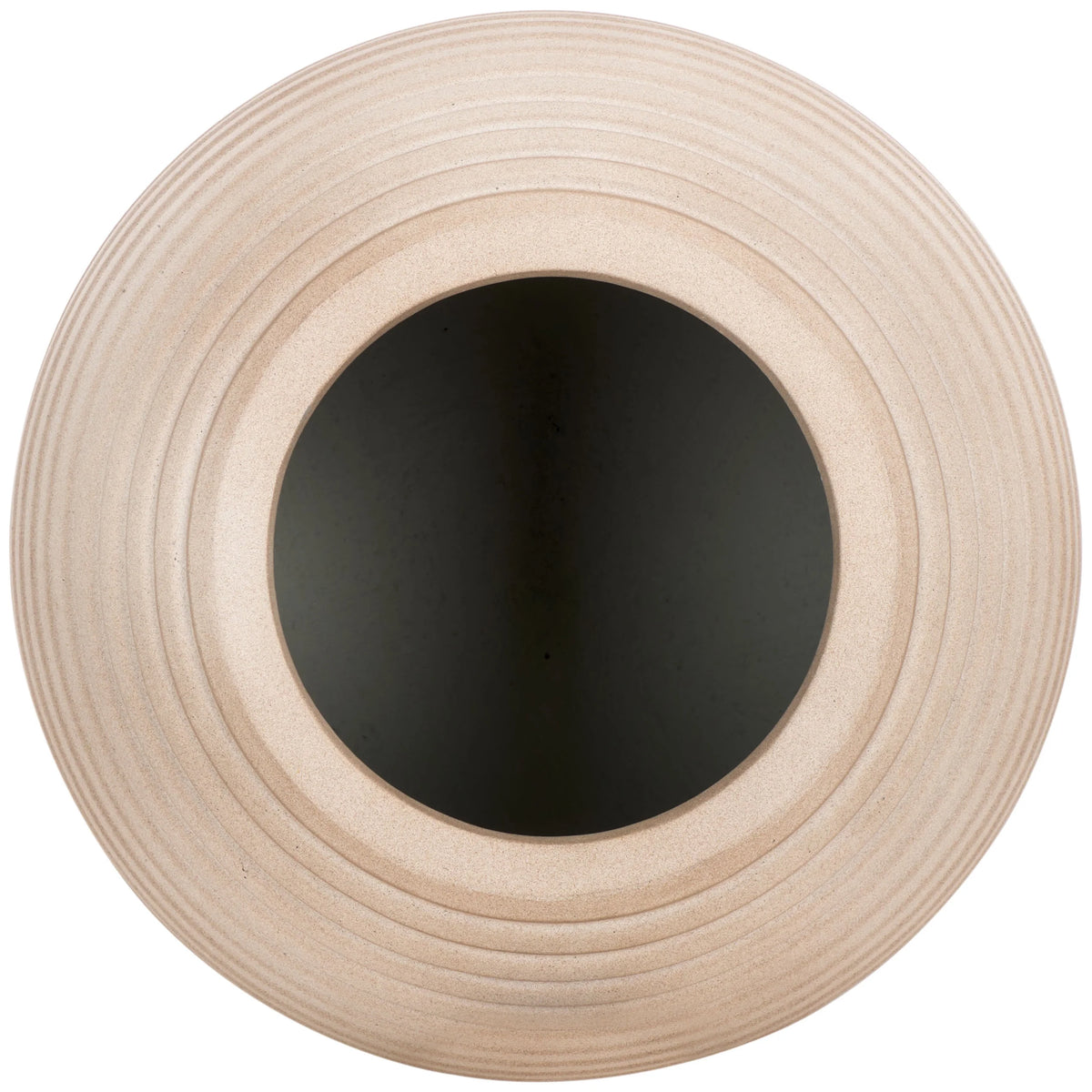 SAFAVIEH Mora 20" x 20" x 18" Round Black Ficonstone Solid Plant Pot