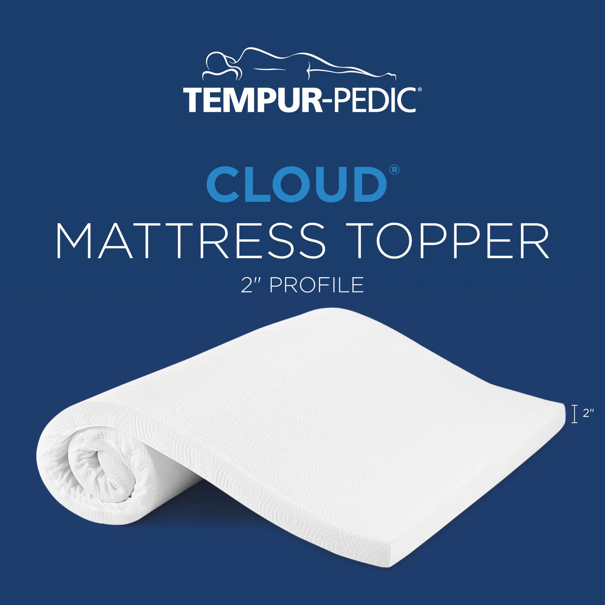 Tempur-Pedic Tempur-Cloud 2-inch Topper, Twin