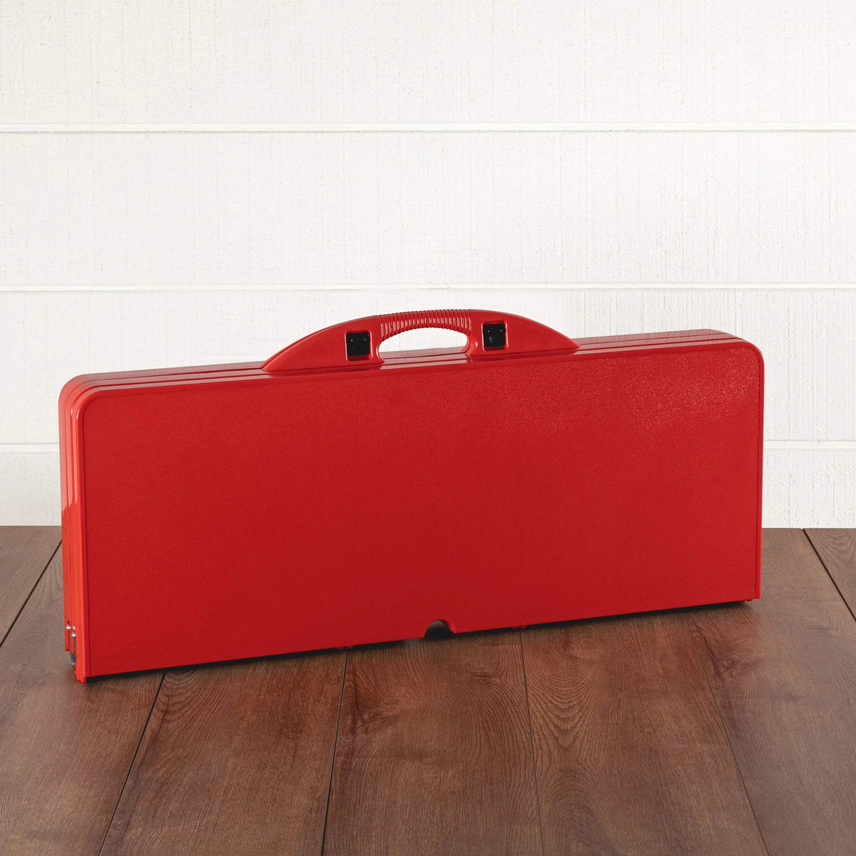 Picnic Time Red Folding Picnic Table