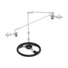 Direct Replacement Front Axle Kit Front Steering Assembly Tie Rod Wheels Go Kart Drift Trike Steering Go kart Tie Rod Ball Joint Type