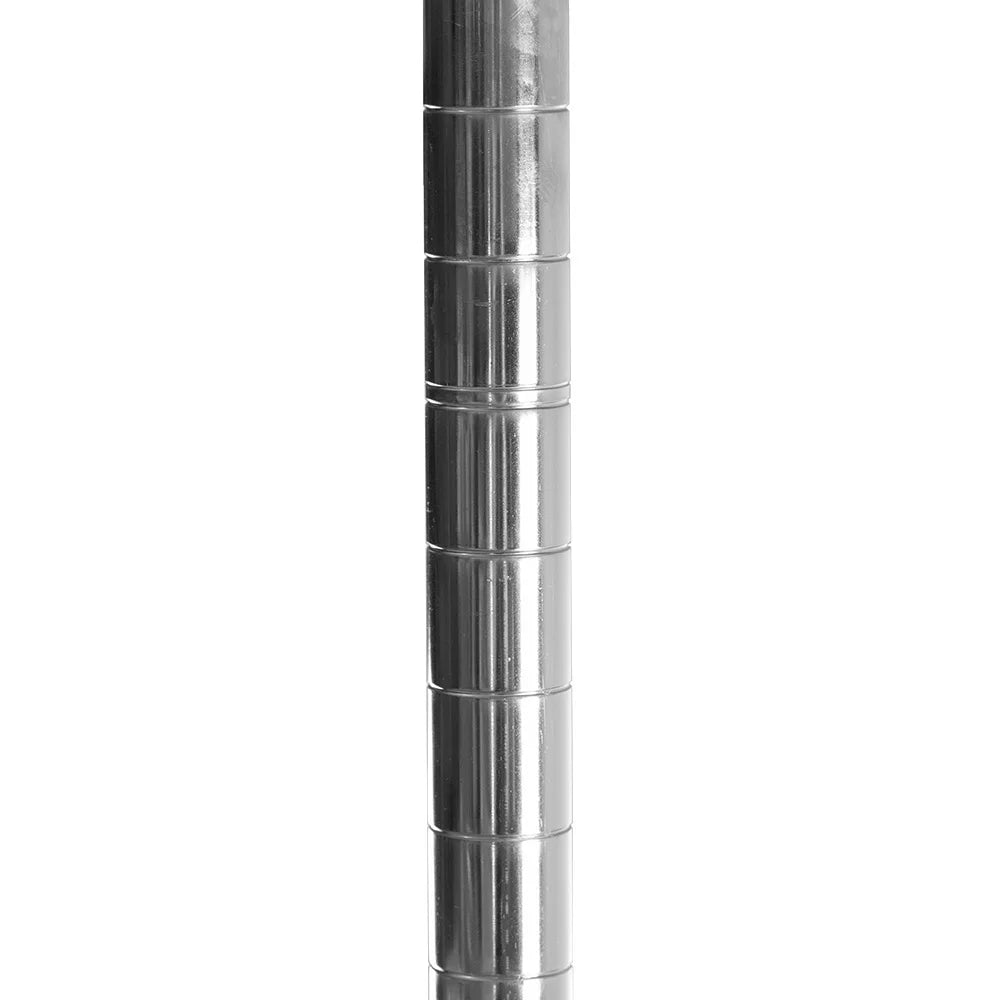 Shelving Inc. 24" d x 24" w x 64" h Chrome Wire Shelving with 4 Shelves