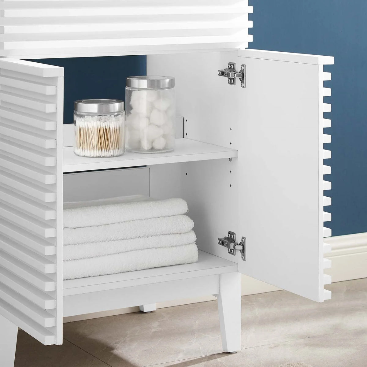 Vanity Cabinet (Sink not included), Black, Wood, Mid Century Hotel Bedroom Bathroom, Modern Contemporary HB33433