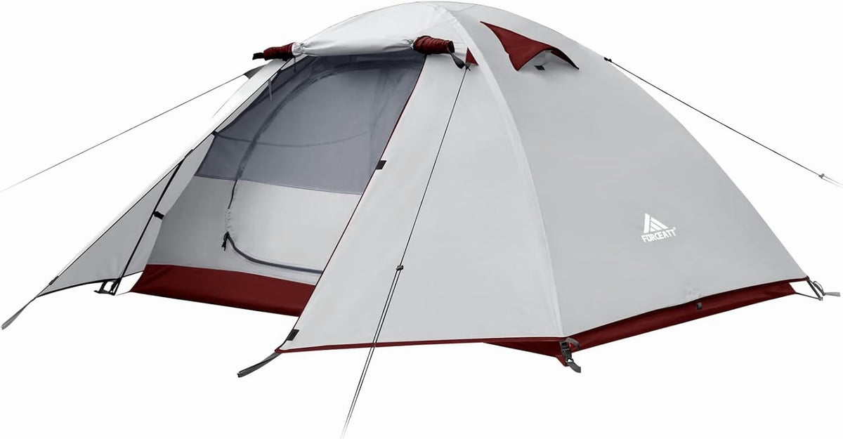 Camping Tent 2/3/4 Person, Professional Waterproof & Windproof Lightweight Backpacking Tent Suitable for Outdoor,Hiking,Camping, Mountaineering and Travel