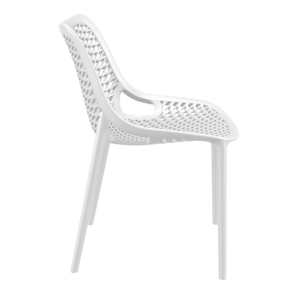 Compamia Air XL Outdoor Patio Dining Arm Chair in Dark Gray