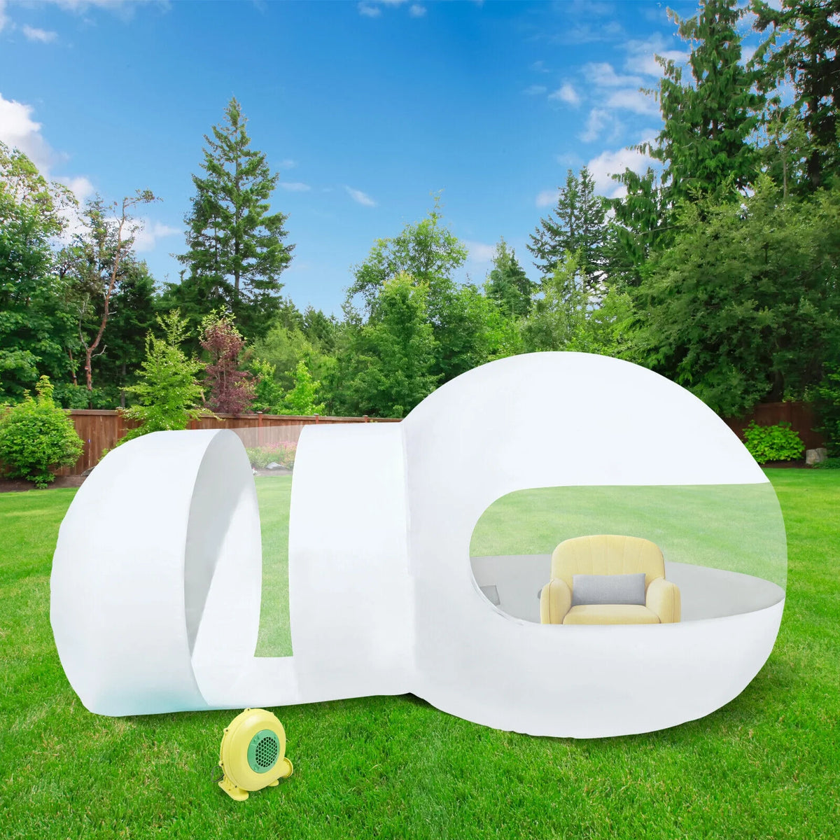 Bubble Tent Inflatable Bubble Tent Camping Hiking Dome House Tent Inflatable Bubble Tent w/Air Blower