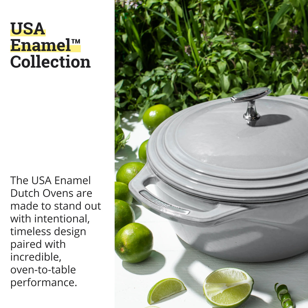 Lodge USA Enamel Dutch Oven 7.5 qt., Moonstruck