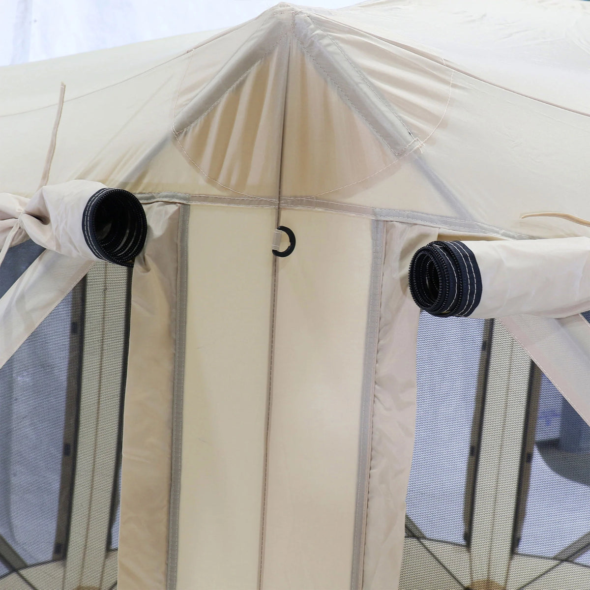 Clam Quick Set Pavilion Portable Camping Outdoor Gazebo Canopy Screen