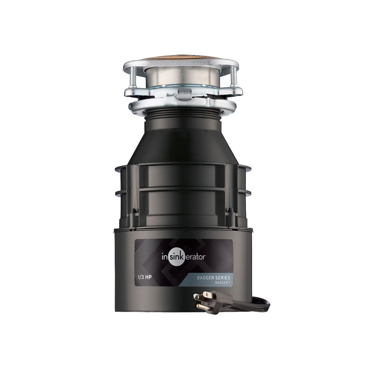 InSinkErator Badger 1 CORD 1/3 HP Continuous Feed Garbage Disposal with Power Cord