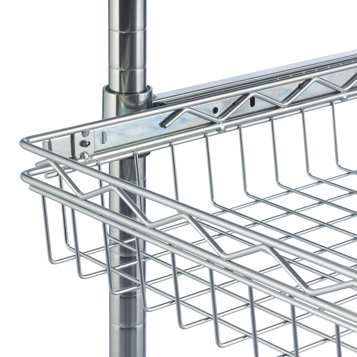 TRINITY EcoStorage 5-Tier NSF Rack w/ Sliding Pull-Out Baskets & Wheels