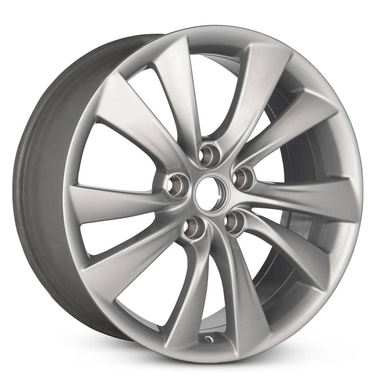 For 2012-2017 Tesla Model S 19 Inch Painted Silver Alloy - New OEM Rim - Road Ready Car Wheel