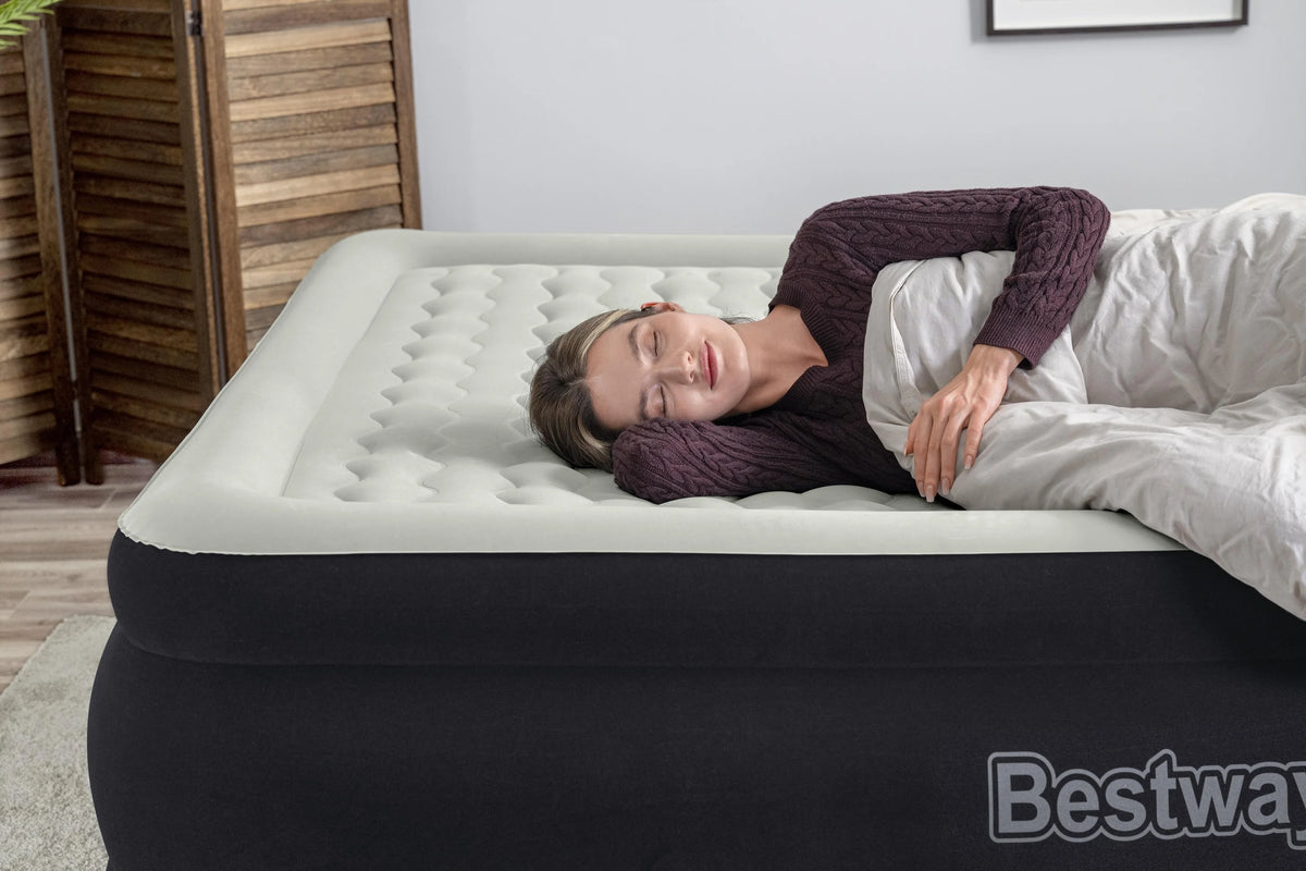 Bestway Tritech Air Mattress King 24" with Built-in AC Pump Included