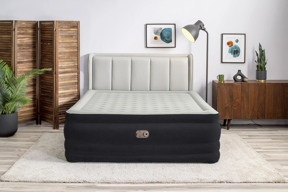 Bestway Tritech Air Mattress King 24" with Built-in AC Pump Included