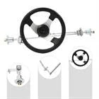 Direct Replacement Front Axle Kit Front Steering Assembly Tie Rod Wheels Go Kart Drift Trike Steering Go kart Tie Rod Ball Joint Type
