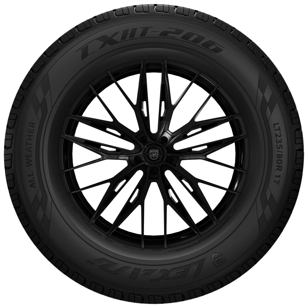 P265/65R17 Lexani LXHT-206 110T SL Black Wall Tire