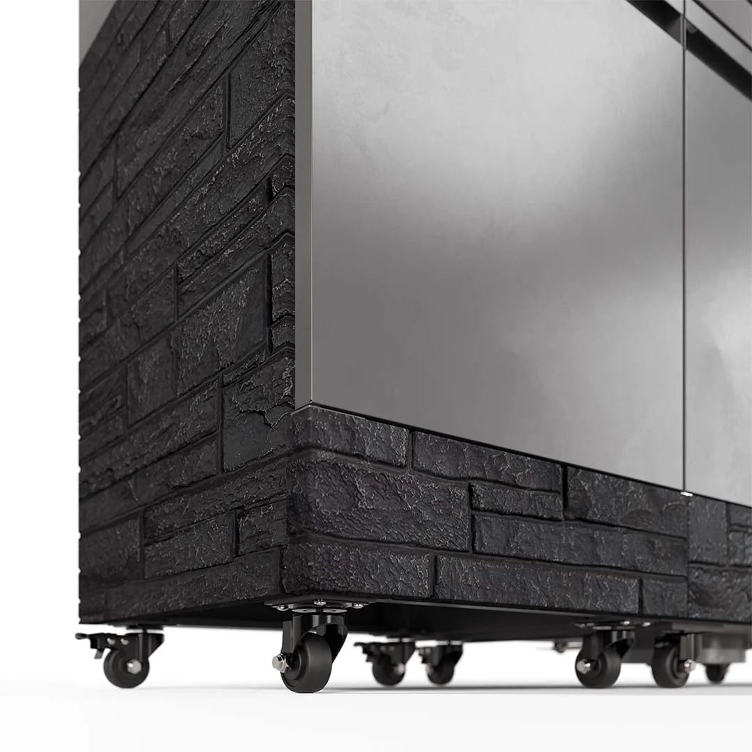 TYTUS 4-Burner Fresno Series Gunmetal Gray + Graphite Stone Island Grill