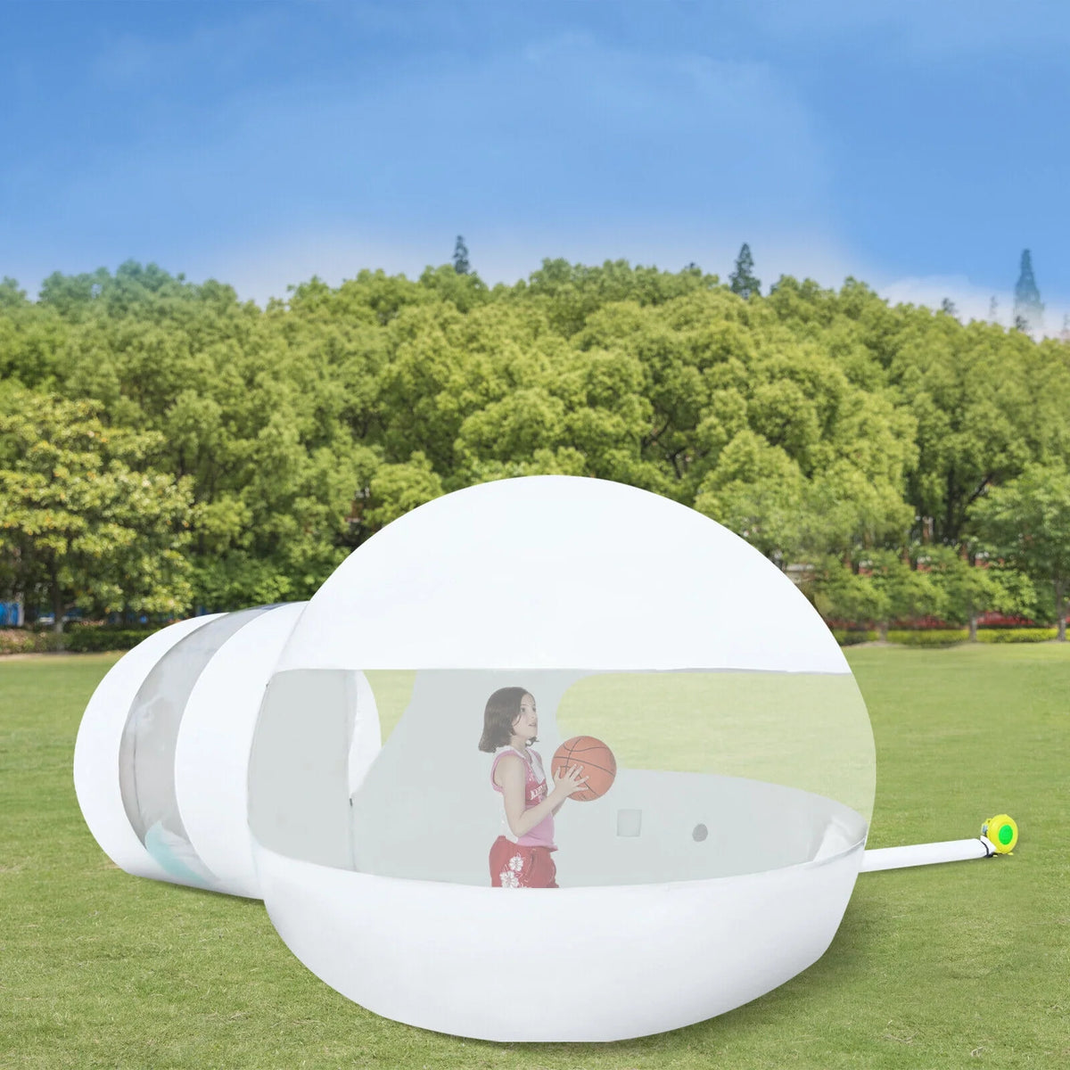 Bubble Tent Inflatable Bubble Tent Camping Hiking Dome House Tent Inflatable Bubble Tent w/Air Blower