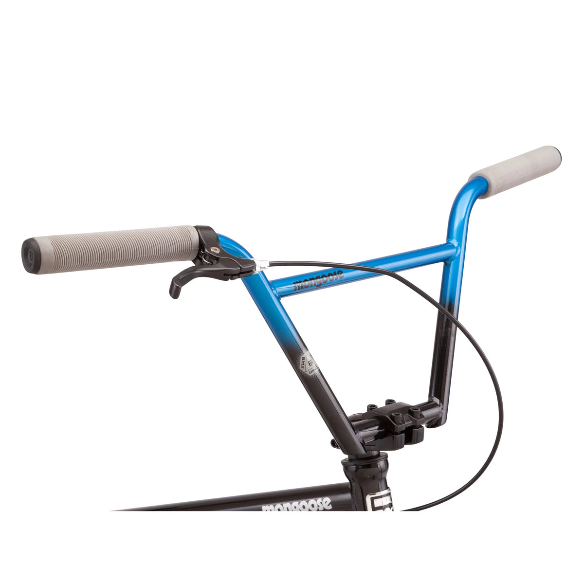 Mongoose Rebel X2 Kids BMX Bike, 20-in. Wheels, Children Ages 6+, Black & Blue Bicycle